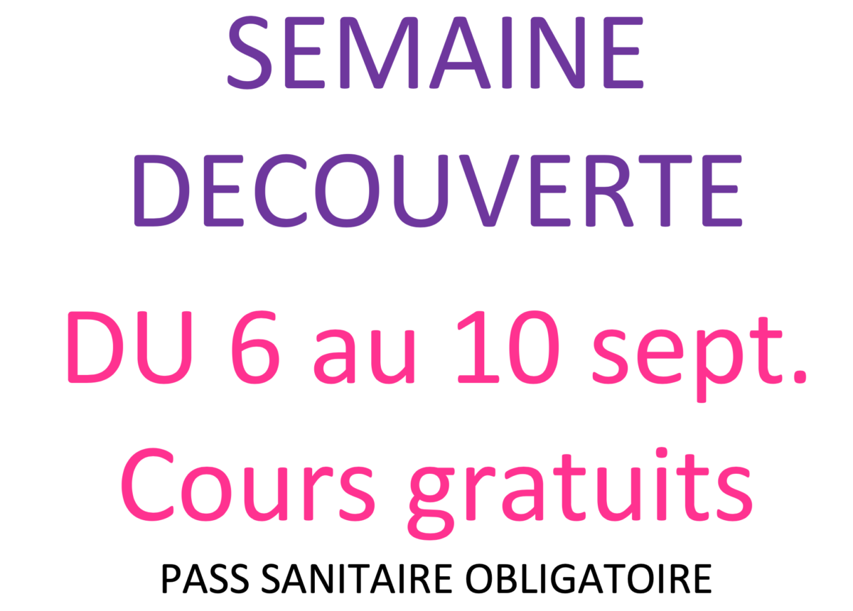 utf-8''Semaine Découverte 06-1090921