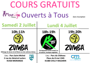 Cours gratuits 02-04 juillet 2022