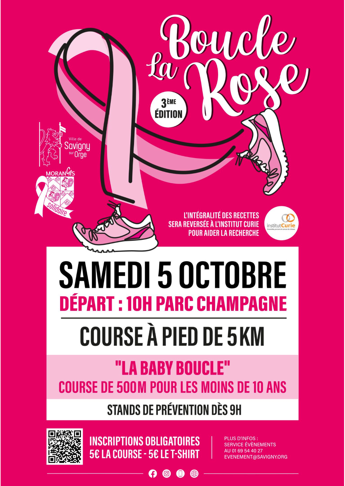 flyer Boucle rose